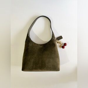 Coach - Brooklyn 34 in Dark Olive Suede